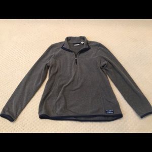 LL Bean Women’s 1/4 Zip Fleece Pullover Sweater